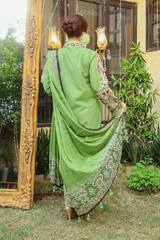 3 Piece Embroidered Lawn Suit - Feroza