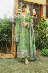 3 Piece Embroidered Lawn Suit - Feroza