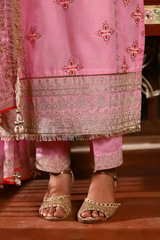 3 Piece Embroidered Lawn Suit - Jahanara